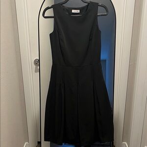 Calvin Klein Elegant Black Midi Dress
